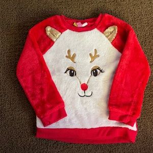 3T girl Penelope Mack holiday sweater